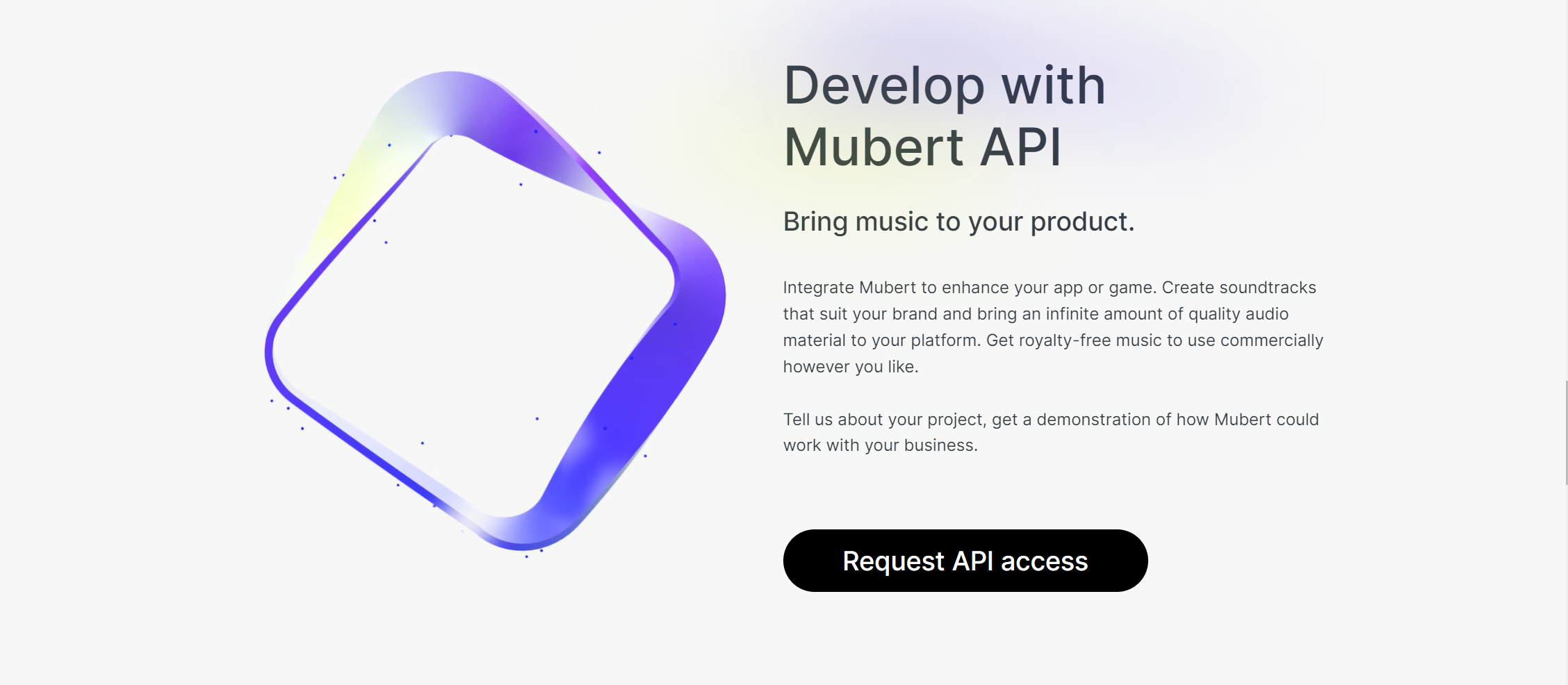Mubert.com AI Demonstration